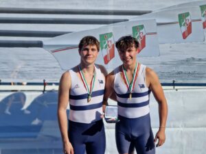 Junior-Doppelzweier: Jan Trupke, Matthias Hombergs (v.l.n.r.)